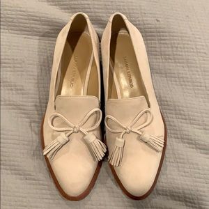 Banana Republic Pink Suede Loafers